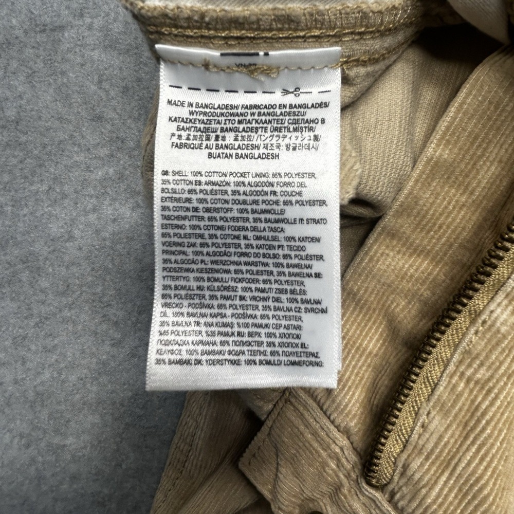 Vans Drill Chore Carpenter Pants Mens 30x30 Tan Corduroy Workwear Skate‎ Utility - Picture 5 of 10